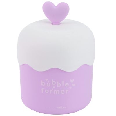 DOITOOL Face Wash Foam Maker Portable Press Bubbler for Facial Cleanser Bubble Maker for Deep Skin Care Travel Friendly 4.7 Inch Purple Face Foamer