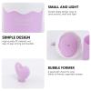 DOITOOL Face Wash Foam Maker Portable Press Bubbler for Facial Cleanser Bubble Maker for Deep Skin Care Travel Friendly 4.7 Inch Purple Face Foamer view 4