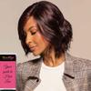 Quinn Wig Color FS27 Strawberry Syrup - Jon Renau Wigs 9" Short Textured Wavy Layers Synthetic Lace Front Welded Monofilament Part Women's Curly Open Cap Adjustable Bundle MaxWigs Hairloss Booklet view 3