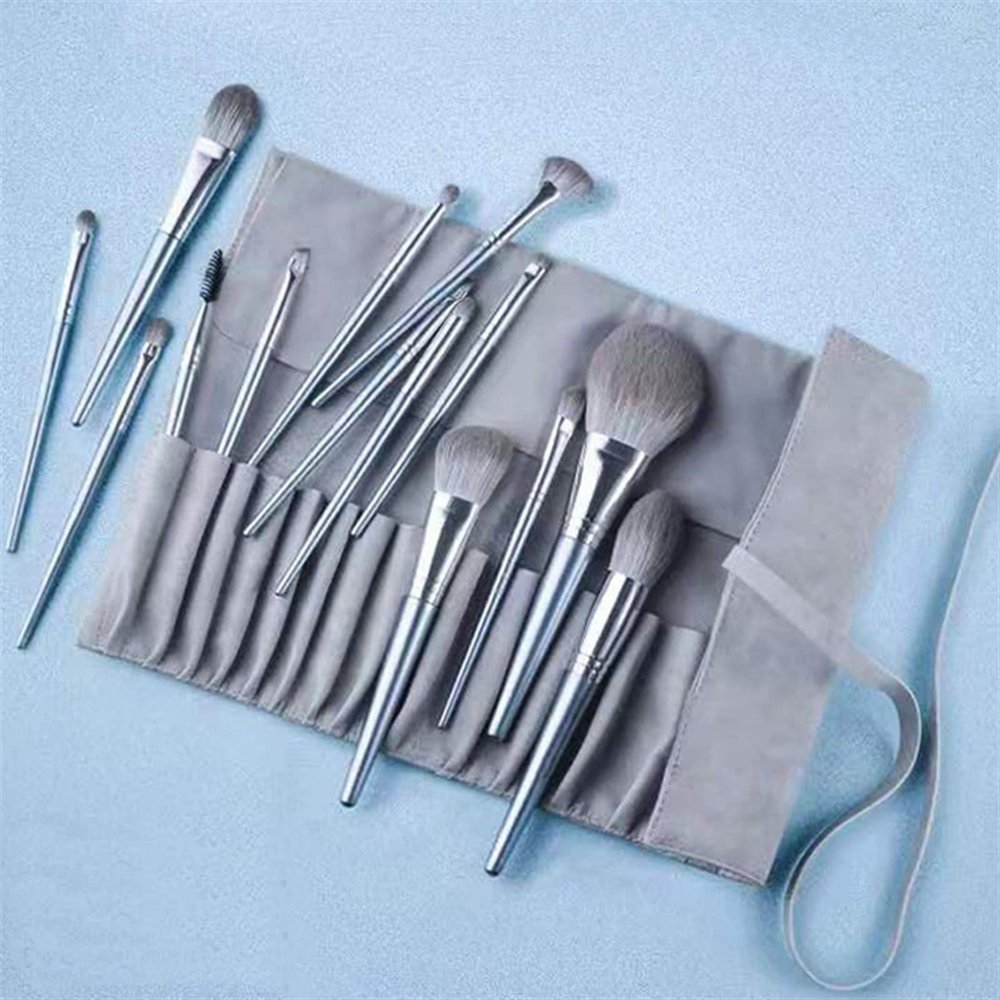 14pcs Makeup Brush Bucket Set Makeup Tool Makeup Brush Foundation Concealer Eye Shadow Brush Highlight Brush ( Size : 14PC-C )