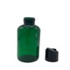 Natural Farms 4 oz Green Boston BPA FREE Bottles - 12 Pack Empty Refillable Containers - Essential Oils Cleaning Products - Aromatherapy | Smooth Black Disc Cap - Made in the USA view 3