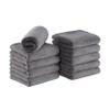 Arkwright Microfiber Coral Fleece Salon Towels Bulk - Case of 60 - Bleach Safe Resistant, Absorbent Hair Drying Towel Set, Perfect for Resort, Hotel, and Spa, 16 x 27 in, Grey view 3