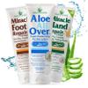 Miracle of Aloe 3-pack Assortment, includes 1 ounce tubes each of Miracle Foot Repair, Miracle Hand Repair and Aloe All Over view 1