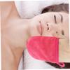 4pcs Cleansing Fingertips Face Cleaning Gloves Face Gloves Face Scrubbing Gloves Make up Lavender Sleep Body Mitt Makeup Fiber Dryness view 2