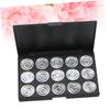 BIUDECO 3pcs 15 Diy Eye Shadow Organizer Box Large Capacity Empty Palette for Cream Blush Makeup view 3