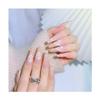 Fake Nail Creative Nail Long Ballet Nail Finished Nail Manicure Wearable Fake Nails Trapezoid Fake Nails Nail Art Decorative Accessories Wearable Fake Nails view 1