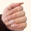 Fake Nail Creative Nail Long Ballet Nail Finished Nail Manicure Wearable Fake Nails Trapezoid Fake Nails Nail Art Decorative Accessories Wearable Fake Nails view 2