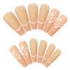 Fake Nail Creative Nail Long Ballet Nail Finished Nail Manicure Wearable Fake Nails Trapezoid Fake Nails Nail Art Decorative Accessories Wearable Fake Nails view 3