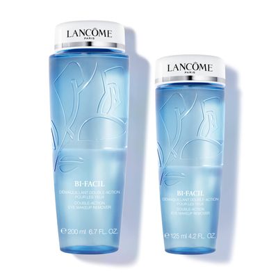 Lancme Bi-Facil Double Action Eye Makeup Remover Duo - Effortlessly Removes Waterproof Makeup - 2-Pack of 6.7 Fl Oz & 4.2 Fl Oz