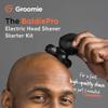 Groomie Cordless Bald Head Shavers for Men, BaldiePro Head Grooming Starter Kit - Includes Ergonomic BaldiePro Head Shaver, SmoothShave Blade 2.0, Cleaning Brush, Charging Cable & User Manual view 2