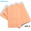 6 Pcs 3D Tattoo Practice Eyebrow Eyeline Practice Skins Permanent Eyebrow Makeup Training Lip Skins for Beginners and Fake Skin Sheets For Professionals view 3