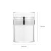 FOMIYES 3pcs Acrylic Cosmetic Jars Portable Cream Containers for Travel Lightweight Lotion Storage Wide Opening for Skincare and Products view 2