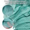 Back Scrubber for Shower, Qewro Loofah on a Stick as Shower Brush Exfoliating Body with Long Handle, Loofah Sponge Mens Loofah Bathing Accessories for Women (2Pack Blue) (2Pack Blue) view 4