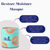 Naturally Drenched Restore Moisture Masque, For Deep Conditioning Dry, Damaged or Color Treated Hair | Moisturizes Straight, Wavy and Curly Hair | Vegan, Phalate & Paraben-Free | 8.5 Ounces view 2