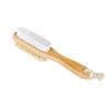 Pumice Stone with Wood Handle for Feet, Foot Natural Bristle Brush and Pumice Stone, Foot Scrubber Dead Skin Remover with Wooden Handle, Exfoliator Pedicures Calluses Remover view 1