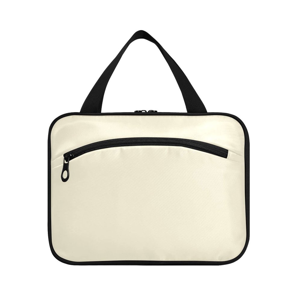 UMIRIKO Cornsilk Hanging Toiletry Travel Bag for Women and Men Waterproof Makeup Cosmetic Organizer for Toiletries Accessories M 20824