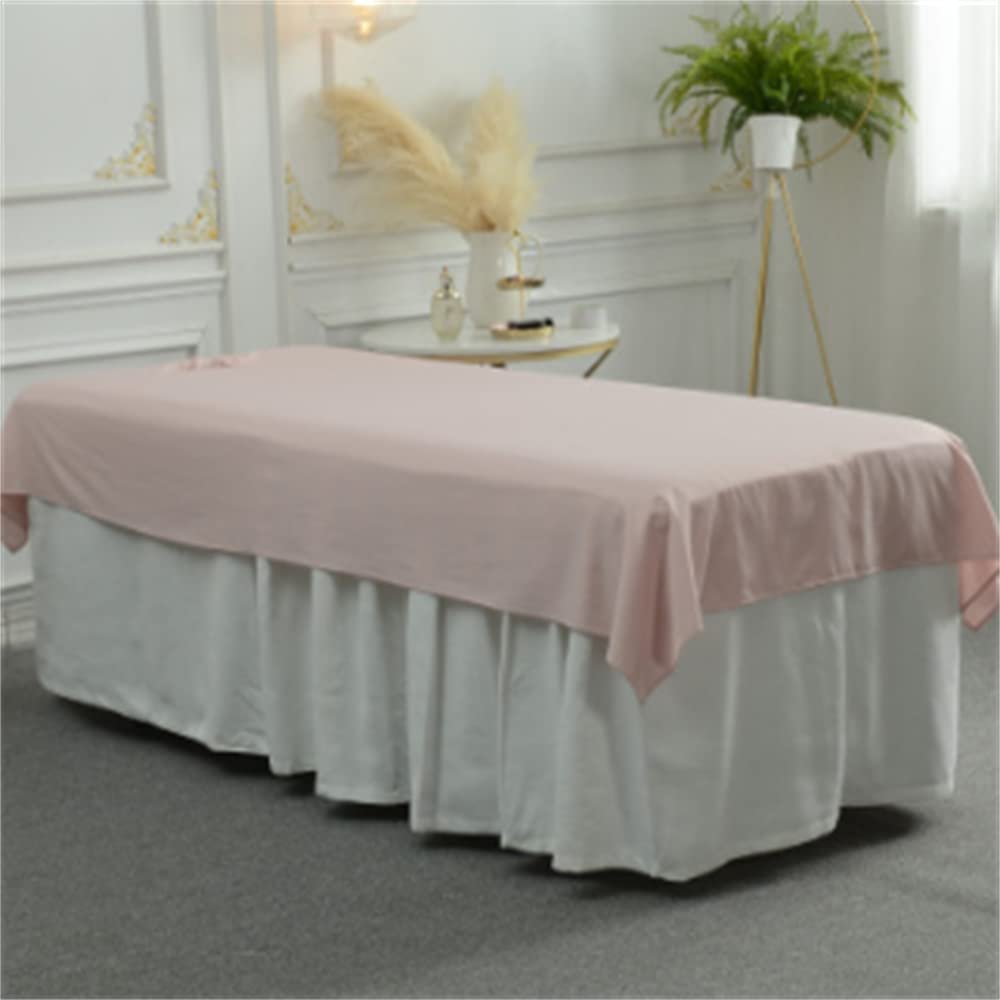 Massage Sheet Cover Solid Color Protective Massage Table Bed Cover Waterproof SPA Massage Table Cover Mat Washable Facial Bed Cover With Face Hole Oil-resistant With Breathing Hole-A 44x91inch(115x230