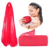 Adeton African Net Sponge, Exfoliating Wash Cloth, Body Exfoliator, Long Bath Sponge, Real, Authentic, Sapo, Shower Bath Accessories, Back Foot Scalp Scrub, Flat Dead Skin Remover (Candy) view 1