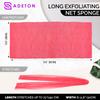 Adeton African Net Sponge, Exfoliating Wash Cloth, Body Exfoliator, Long Bath Sponge, Real, Authentic, Sapo, Shower Bath Accessories, Back Foot Scalp Scrub, Flat Dead Skin Remover (Candy) view 2