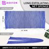 Adeton African Exfoliating Net Sponges, Authentic, Real, Body Scrubber, Long Wash Cloth, Body Exfoliator, 17 Colors, Sapo, Shower Accessories, Back Foot Scalp Scrub, Flat Dead Skin Remover (Navy Blue) view 2