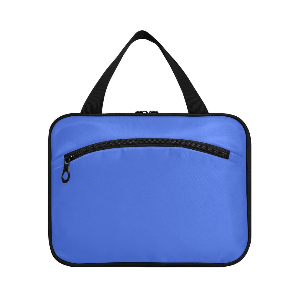 UMIRIKO Royal Blue Hanging Toiletry Travel Bag for Women and Men Waterproof Makeup Cosmetic Organizer for Toiletries Accessories M 20853