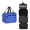 UMIRIKO Royal Blue Hanging Toiletry Travel Bag for Women and Men Waterproof Makeup Cosmetic Organizer for Toiletries Accessories M 20853 view 2