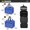 UMIRIKO Royal Blue Hanging Toiletry Travel Bag for Women and Men Waterproof Makeup Cosmetic Organizer for Toiletries Accessories M 20853 view 3