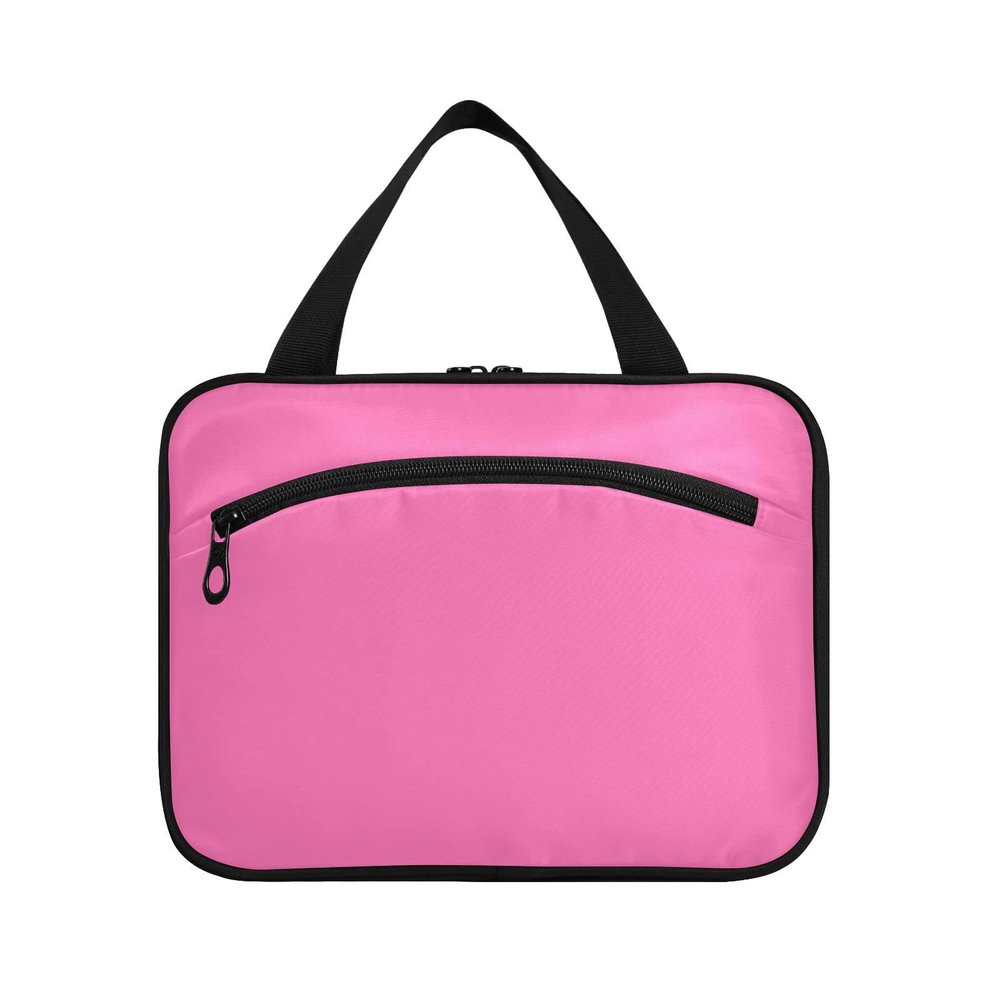 UMIRIKO Hot Pink Hanging Toiletry Travel Bag for Women and Men Waterproof Makeup Cosmetic Organizer for Toiletries Accessories L 20823