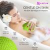 Adeton African Net Sponge, Exfoliating Body Scrubber, Body Exfoliator, Long Net Sponge, 17 Colors, Sapo, Shower Bath Accessories, Back Foot Scalp Scrub, Flat Dead Skin Remover Body Wash (Lemon) view 4
