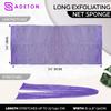 Adeton African Net Cloth, Long Net Sponge, Exfoliating Body Scrubber, Body Exfoliator, 17 Colors, Sapo, Shower Bath Accessories, Back Foot Scalp Scrub, Flat Dead Skin Remover, Body Wash (Purple) view 2