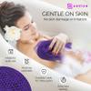 Adeton African Net Cloth, Long Net Sponge, Exfoliating Body Scrubber, Body Exfoliator, 17 Colors, Sapo, Shower Bath Accessories, Back Foot Scalp Scrub, Flat Dead Skin Remover, Body Wash (Purple) view 4