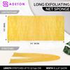 Adeton Sapo African Net Sponge, Authentic, Real, Exfoliating Bath Wash Cloth, Body Exfoliator, Long Sponge, Real, Shower Bath Accessories, Back Foot Scalp Scrub, Flat Dead Skin Remover (Golden Yellow) view 2