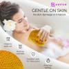 Adeton Sapo African Net Sponge, Authentic, Real, Exfoliating Bath Wash Cloth, Body Exfoliator, Long Sponge, Real, Shower Bath Accessories, Back Foot Scalp Scrub, Flat Dead Skin Remover (Golden Yellow) view 4