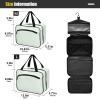 UMIRIKO Honeydew Hanging Toiletry Travel Bag for Women and Men Waterproof Makeup Cosmetic Organizer for Toiletries Accessories M 20860 view 3
