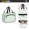 UMIRIKO Honeydew Hanging Toiletry Travel Bag for Women and Men Waterproof Makeup Cosmetic Organizer for Toiletries Accessories M 20860 view 4