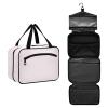 UMIRIKO Lavender Blush Hanging Toiletry Travel Bag for Women and Men Waterproof Makeup Cosmetic Organizer for Toiletries Accessories L 20859 view 2