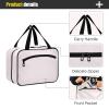 UMIRIKO Lavender Blush Hanging Toiletry Travel Bag for Women and Men Waterproof Makeup Cosmetic Organizer for Toiletries Accessories L 20859 view 4