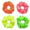 7PCS Bright Neon Hair Scrunchies Premium Soft Elastic Bobbles Hair Ties Hair Bands Ponytail Holders for Girls Women Mixed Colors view 1