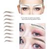 7Sheets Eyebrow Tattoo Stickers 4D Hair-like Waterproof Natural Fake Eyebrow Stickers,Long Lasting Eyebrow Grooming Shaping Perfect for Women and Girls (Brown) view 2