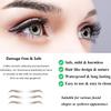 7Sheets Eyebrow Tattoo Stickers 4D Hair-like Waterproof Natural Fake Eyebrow Stickers,Long Lasting Eyebrow Grooming Shaping Perfect for Women and Girls (Brown) view 3