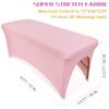 KULLAMEE 2pcs Pink Lash Bed Cover fitted for 6FT Lash Table or Massage Bed Lash Extension Bed Spandex Bed Cover Christmas gift(PINK,2) view 2