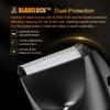 Favrison Body Hair Trimmer for Men, Electric Ball Trimmer with Ceramic Blade, Waterproof Pubic Groin Hair Trimmer for Mens Grooming Kit with LCD Display & Recharge Dock (Black) view 3