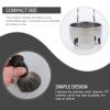 FRCOLOR 1set Men Shaving Kit Hair Brush Foaming Bowl and Stand Complete Beard Grooming Accessory Salon and Home Use view 2