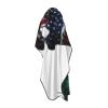 Mexico Mexican American Flag Barber Capeh,Waterproof Polyester Salon Hair Cutting Cape, Haircut Cape with Adjustable Elastic Neckline view 3
