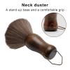 Barber Neck Duster Brush Wood Handle with Hook for Hair Cutting (2pc) view 3