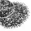 Beadsland Flatback Rhinestones Bulk,14400pcs Gray Rhinestones for Nails Crafts Clothes DIY Decoration, Black Diamond, SS10, 2.7-2.9mm view 3