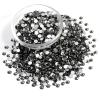 Beadsland Flatback Rhinestones Bulk,14400pcs Gray Rhinestones for Nails Crafts Clothes DIY Decoration, Black Diamond, SS10, 2.7-2.9mm view 4