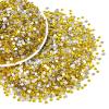Beadsland Flatback Rhinestones Bulk,14400pcs Yellow Rhinestones for Nails Crafts Clothes DIY Decoration, Citrine/Lemon Yellow, SS10, 2.7-2.9mm view 3