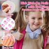 240 Pieces Press on Nails Girls Fake Nails for Kids Artificial Kids Press on Nails Full Cover Short Acrylic Stick On Nails False Nail Tips Kit for Children Little Girls Nail Art Decoration view 3