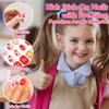 240 Pieces Fake Nails for Kids Girls Artificial Kids Press on Nails Full Cover Short Acrylic Stick On Nails False Nail Tips Kit for Children Little Girls Nail Art Decoration (Gradient Pattern) (Chic) view 3